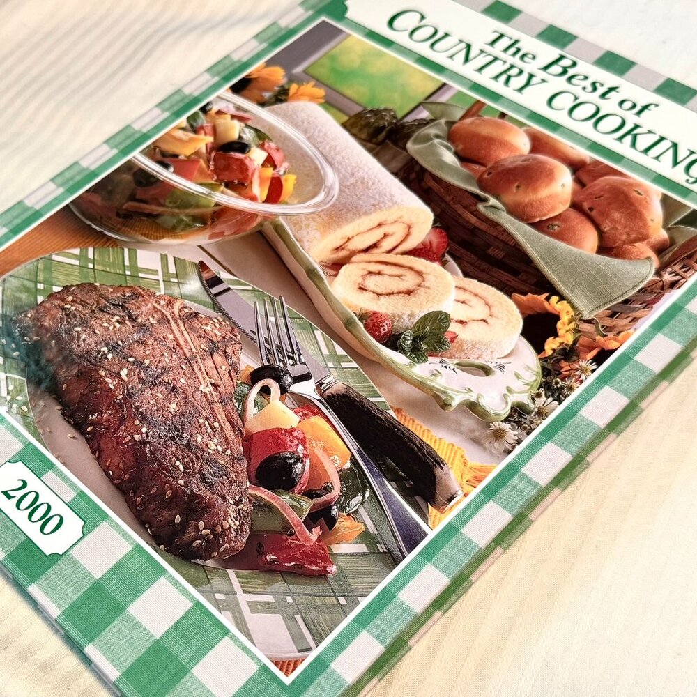 The Best of COUNTRY COOKING 2000 HC Cookbook *382 DOWN-HOME COOKED RECIPES*